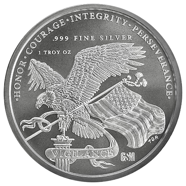 1 Oz Silver Round Donald Trump