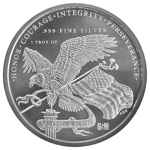 1 Oz Silver Round Donald Trump