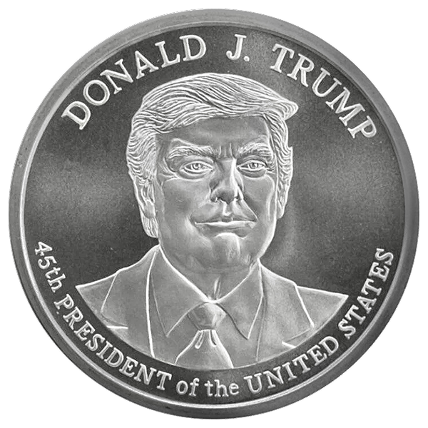 1 Oz Silver Round Donald Trump